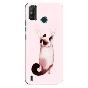 Чехол с принтом «Котик падает» для TECNO Spark 6 GO (KE5)