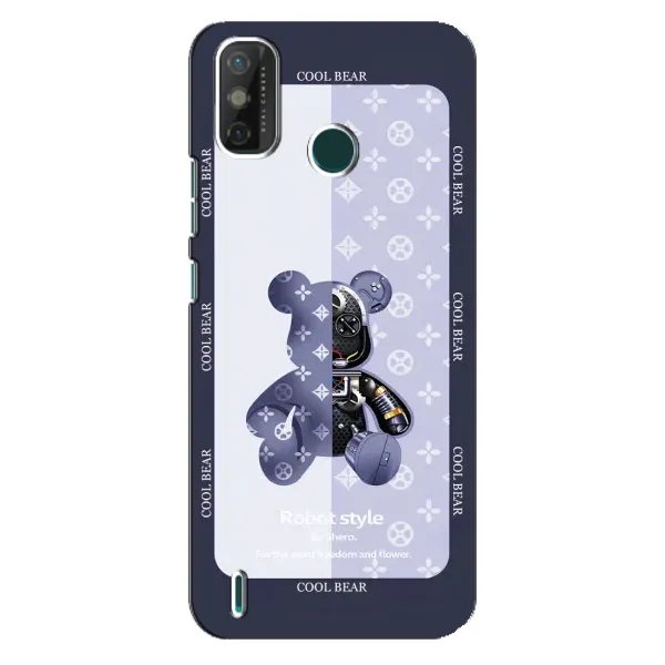 Чохол з принтом «Медведик LV» для TECNO Spark 6 GO (KE5)