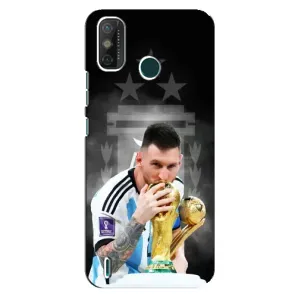 Чехлы для TECNO Spark 6 GO (KE5) (Leo чемпион) (AlphaPrint) (Месси Чемпион)