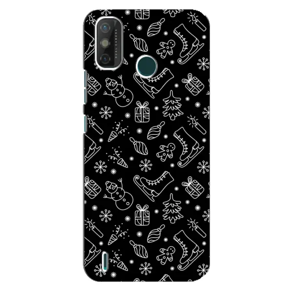 Чехол с принтом «Новогодний фон» для TECNO Spark 6 GO (KE5) Чехол с принтом «Новогодний фон» для TECNO Spark 6 GO (KE5)