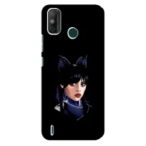 Чохли Венсдей на TECNO Spark 6 GO (KE5) Уенсдей (AlphaPrint) (серйозна Венздей)
