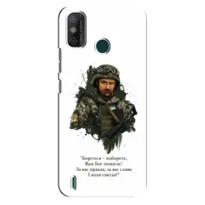 Чехлы для TECNO Spark 6 GO (KE5) с принтом Тараса Шевченко (AlphaPrint) (Шевченко воин)