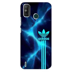Чехлы Адидас для TECNO Spark 6 GO (KE5) (AlphaPrint) (Синий Адидас)