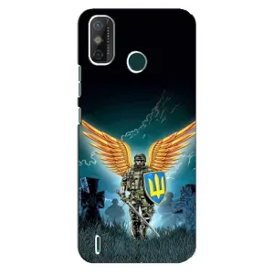 Чехлы с картинкой ЗСУ для TECNO Spark 6 GO (KE5) (AlphaPrint) (Солдат ЗСУ)