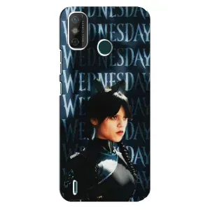 Чохли Венсдей на TECNO Spark 6 GO (KE5) Уенсдей (AlphaPrint) (Венздей кішка)