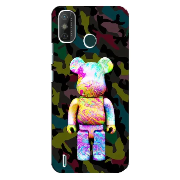 Чехол с принтом «Яркий Bearbrick» для TECNO Spark 6 GO (KE5)