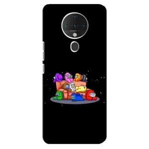 Чехол Амонг Ас для TECNO Spark 6 (AlphaPrint) (Амонг-ас)