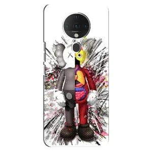 Чохли для TECNO Spark 6 - Bearbrick Louis Vuitton (PREMIUMPrint) (Беарбрік)
