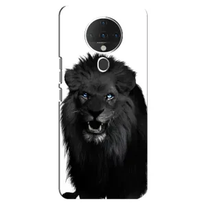 Чохли з картинкою животних TECNO Spark 6 (Чорний ЛЕВ)