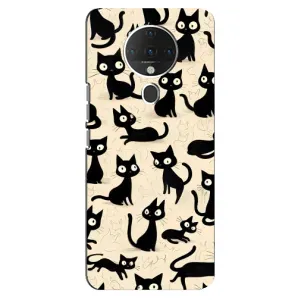 Чехол с рисунком кот на TECNO Spark 6