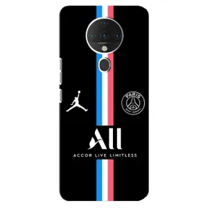 Чохли PSG для TECNO Spark 6 (AlphaPrint) (футболка ПСЖ)