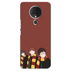 Чехлы с Гарри Поттером для TECNO Spark 6 (AlphaPrint) (Гарри с друзьями)