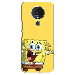 Чохол з принтом «Губка Боб» для TECNO Spark 6