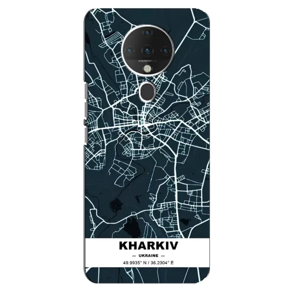 Чехол с принтом «Харьков» для TECNO Spark 6
