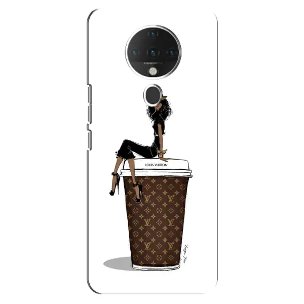 Чохол з принтом «кава LOUIS VUITTON» для TECNO Spark 6 Чохол з принтом «кава LOUIS VUITTON» для TECNO Spark 6