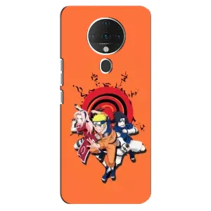 Naruto Anime Чехлы для Техно Спарк 6 (AlphaPrint) (команда Наруто)