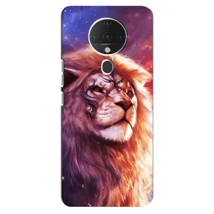 Чехол со Львом для TECNO Spark 6 (VPrint) (Красочный Лев)