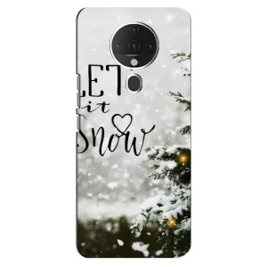 Новорічні, Святкові Чохли для TECNO Spark 6 - 2024 год (Let it snow)