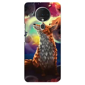 Чехлы с картинкой Лисички для TECNO Spark 6 (VPrint) (Лисица в космосе)