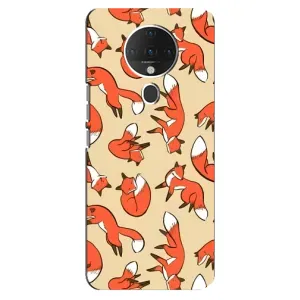 Чехлы с картинкой Лисички для TECNO Spark 6 (VPrint) (Лисички)
