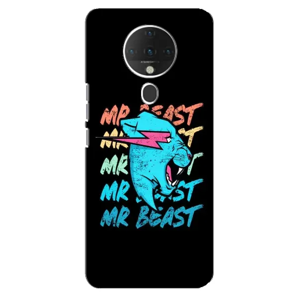 Чохол з принтом «logo Mr beast» для TECNO Spark 6