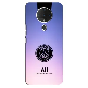 Чохли PSG для TECNO Spark 6 (AlphaPrint) (лого PSG)