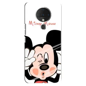 Эксклюзивный чехол для TECNO Spark 6 (AlphaPrint - Мультяшные) (Маус Микки)