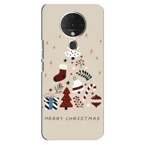 Рождественские Чехлы для TECNO Spark 6 (VPrint) (Merry Christmas)