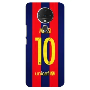 Чехлы Месси для TECNO Spark 6 (AlphaPrint) (Messi Barca 10)