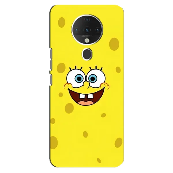 Чохол з принтом «Мордашка Спанч Боба» для TECNO Spark 6 Чохол з принтом «Мордашка Спанч Боба» для TECNO Spark 6