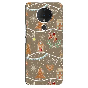 Новорічні, Святкові Чохли для TECNO Spark 6 - 2024 год (Новорічні пряники)