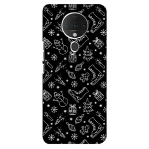 Новорічні, Святкові Чохли для TECNO Spark 6 - 2024 год (Новорічний фон)