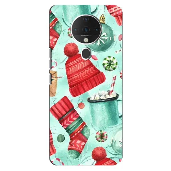 Чехол с принтом «Одежда НГ» для TECNO Spark 6