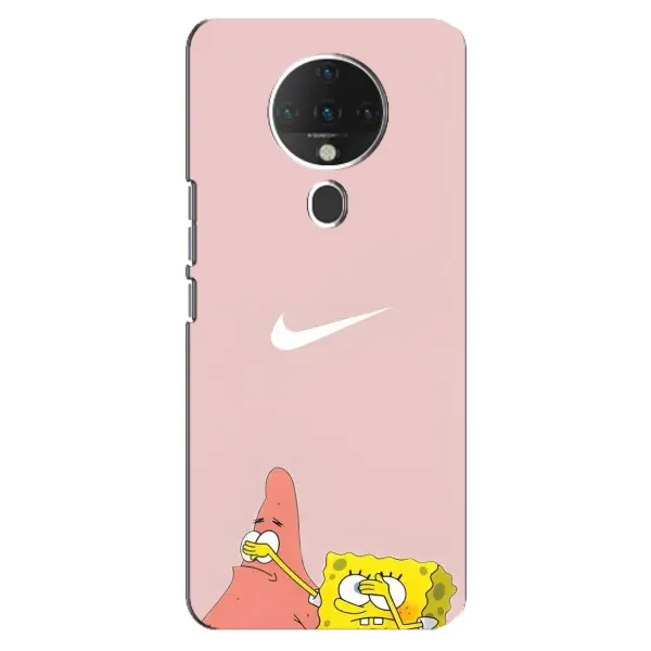 Чохол з принтом «Патрік і Губка» для TECNO Spark 6