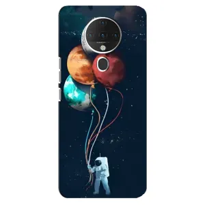 Космические Чехлы для Техно Спарк 6 (VPrint) (Планеты шарики)
