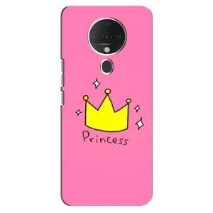 Чехол с картинкой (Стильные) для Техно Спарк 6 - (AlphaPrint) (Princess)