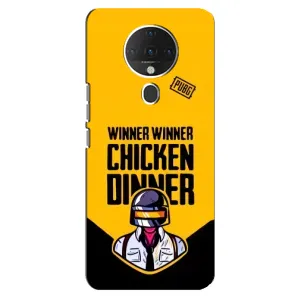 Чехол PUBG для Техно Спарк 6 (AlphaPrint) (Pubg шлем)