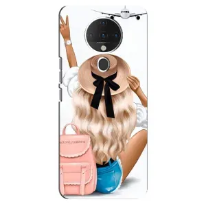 Чехол с печатью для TECNO Spark 6 - (Мода) (AlphaPrint) (Путешествие)