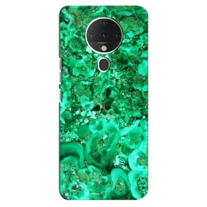 Мраморный чехол на TECNO Spark 6 (VPrint) (Салатный Мрамор)