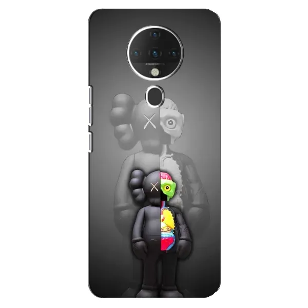 Чохол з принтом «Тіло Bearbrick» для TECNO Spark 6
