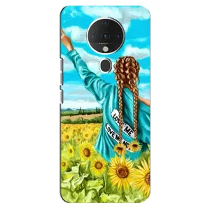 Чехол для Патриота Украины TECNO Spark 6 - (AlphaPrint) (Украиночка)