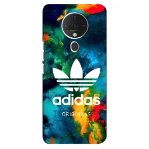 Чехлы Адидас для TECNO Spark 6 (AlphaPrint) (Яркий Адидас)