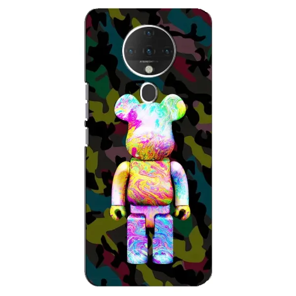 Чохол з принтом «Яскравий Bearbrick» для TECNO Spark 6