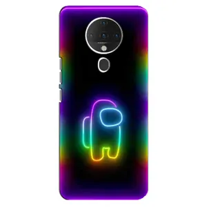 Чехол Амонг Ас для TECNO Spark 6 (AlphaPrint) (Яркий скин)