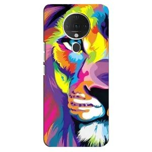 Чехол со Львом для TECNO Spark 6 (VPrint) (Яркий Лев)