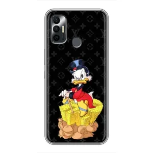 Чехлы для TECNO Spark 7 (KF6n) - Скрудж МакДак Louis Vuitton (PREMIUMPrint) (Богатство Макдака)