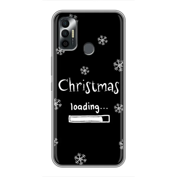 Чохол з принтом «Christmas loading» для TECNO Spark 7 (KF6n)