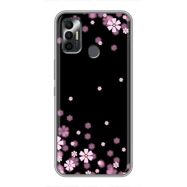 Чохол з принтом «Квіти маленькі» для TECNO Spark 7 (KF6n)