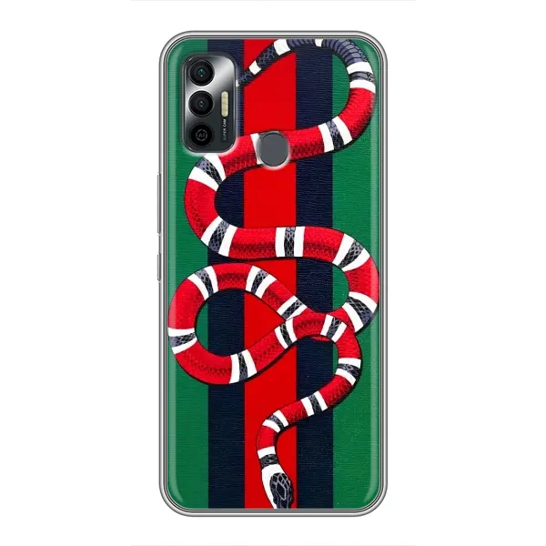 Чехол с принтом «Gucci змия» для TECNO Spark 7 (KF6n) Чехол с принтом «Gucci змия» для TECNO Spark 7 (KF6n)