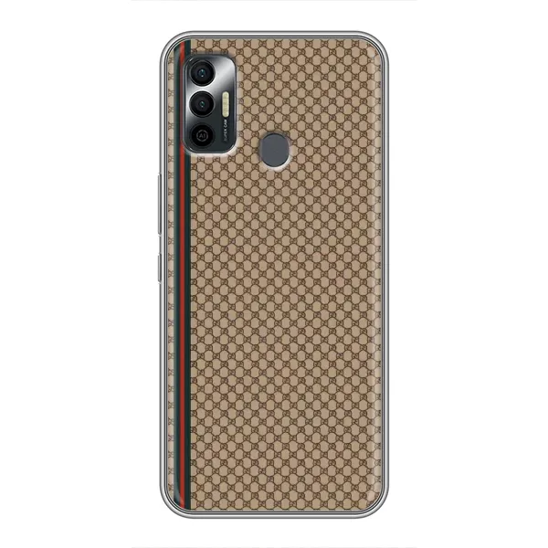 Чехол с принтом «Гуччи полоса» для TECNO Spark 7 (KF6n) Чехол с принтом «Гуччи полоса» для TECNO Spark 7 (KF6n)